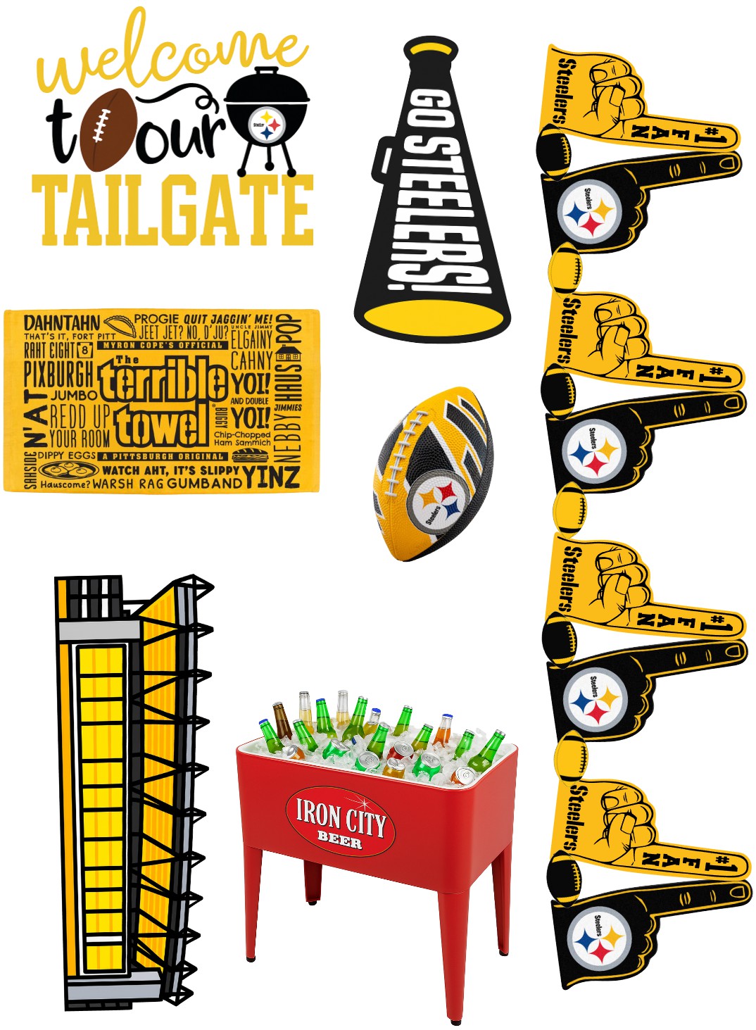 PGH Steelers Scrapbook Paper