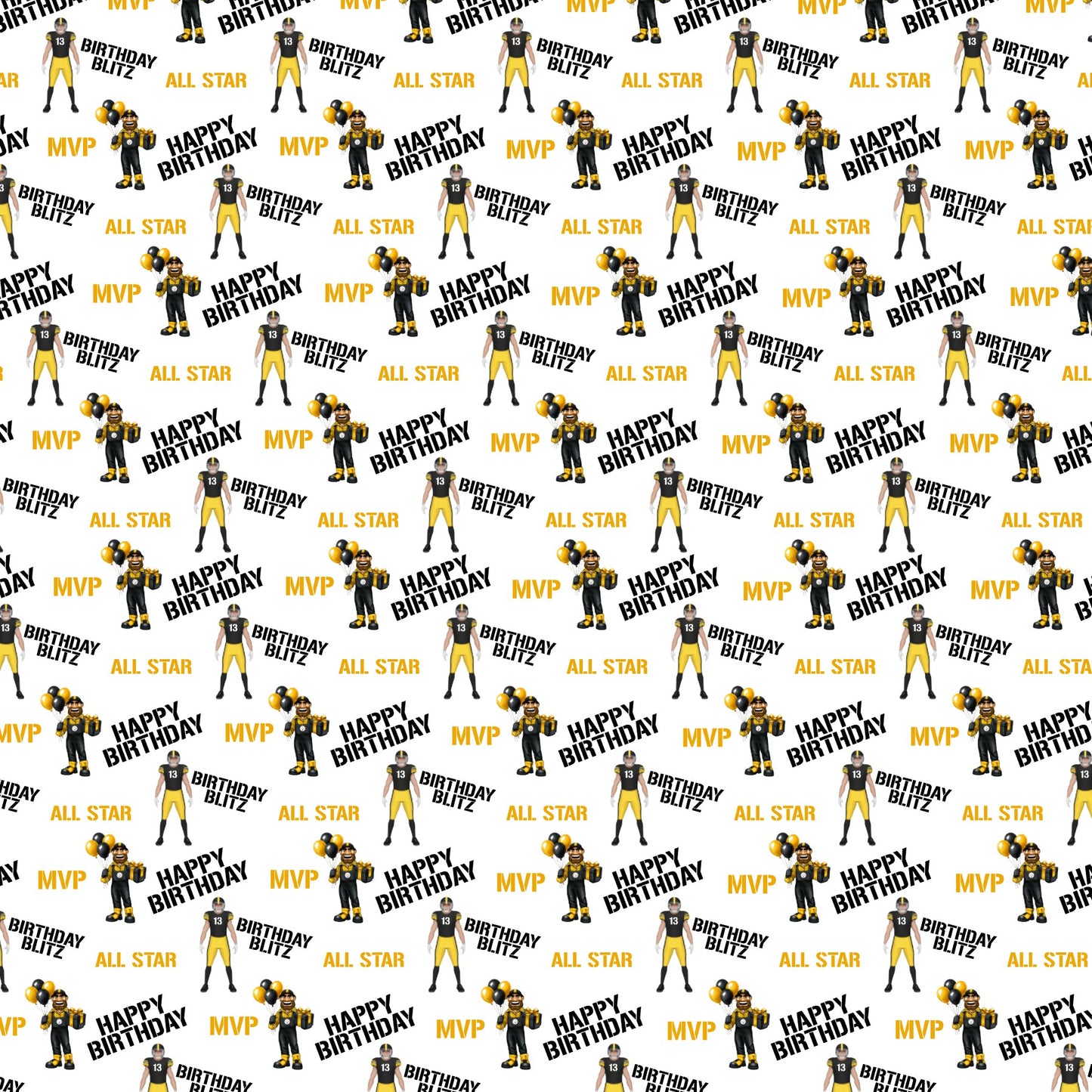 PGH Sport Birthday Scrapbook Paper