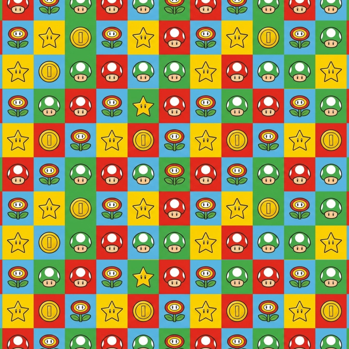 Super Mario Scrapbook Paper