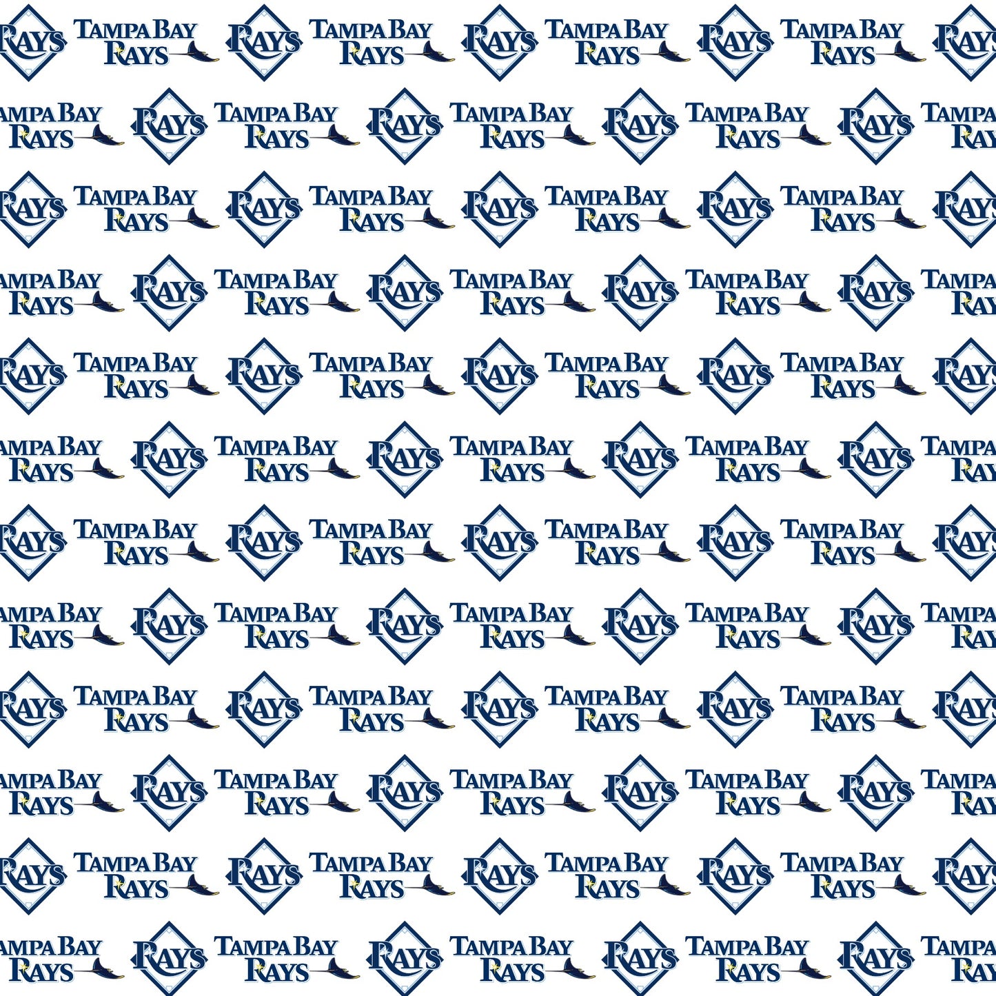 Tampa Bay Rays Scrapbook Paper