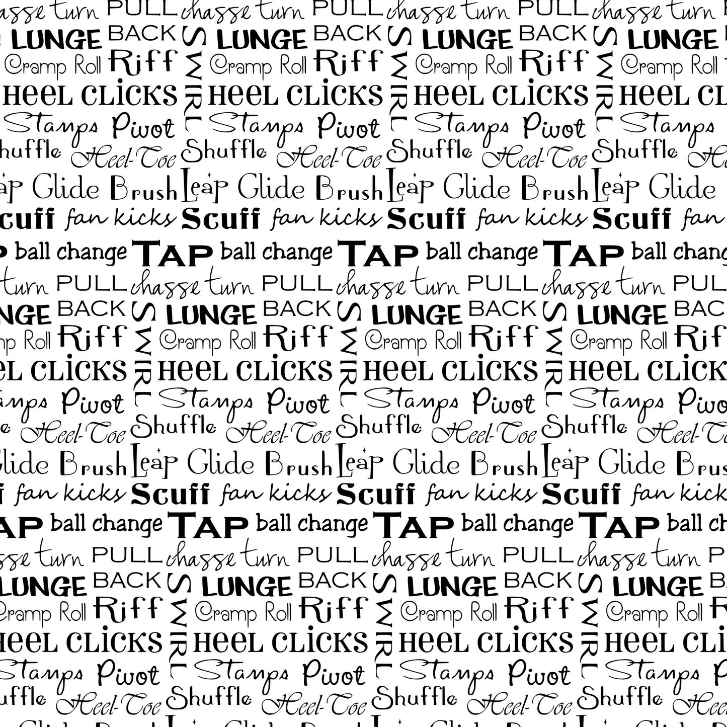 Tap Dancing Scrapbook Paper