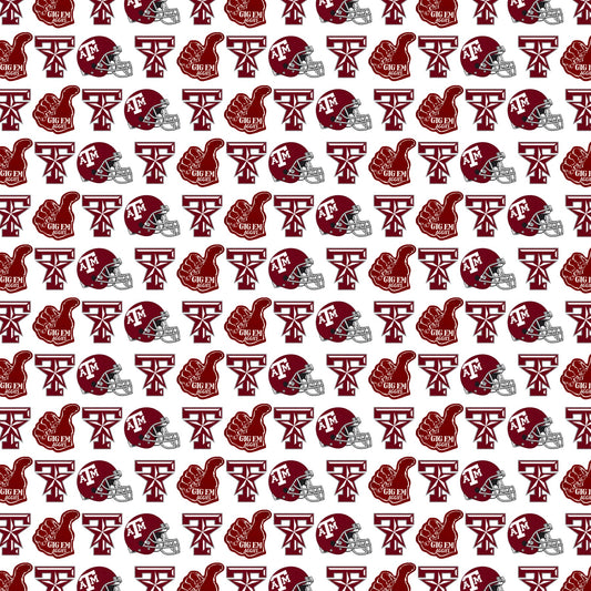 Texas A&M Scrapbook Paper
