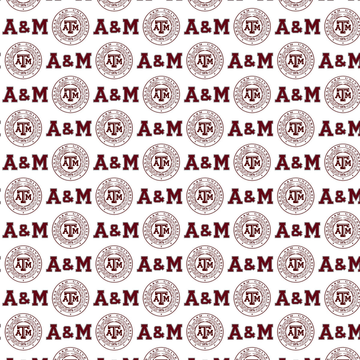 Texas A&M Scrapbook Paper