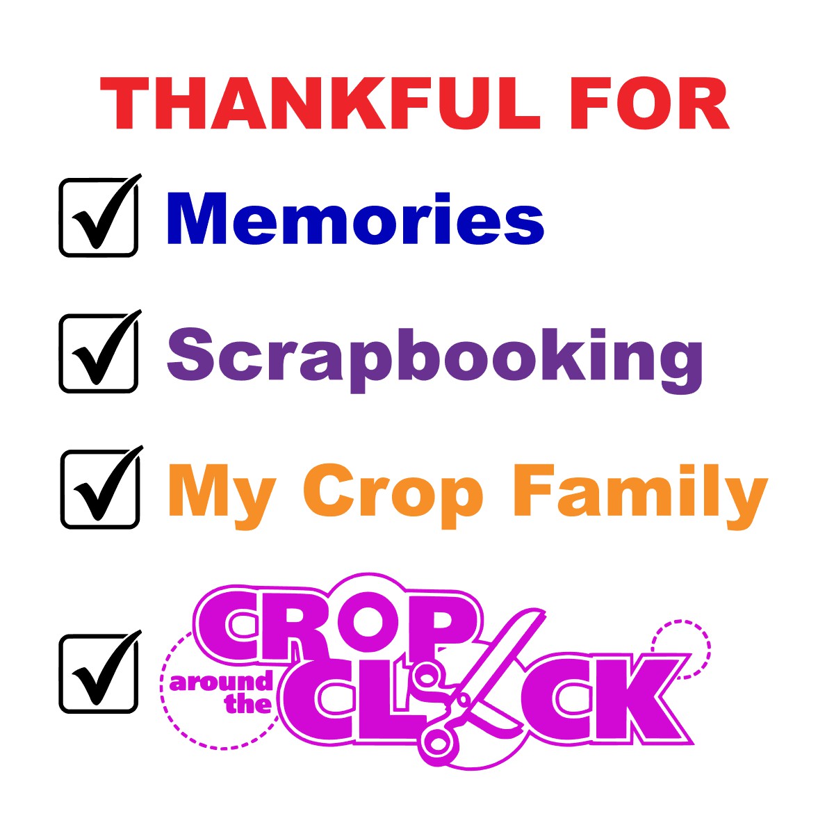 Thankful Scrapbooking T-shirt