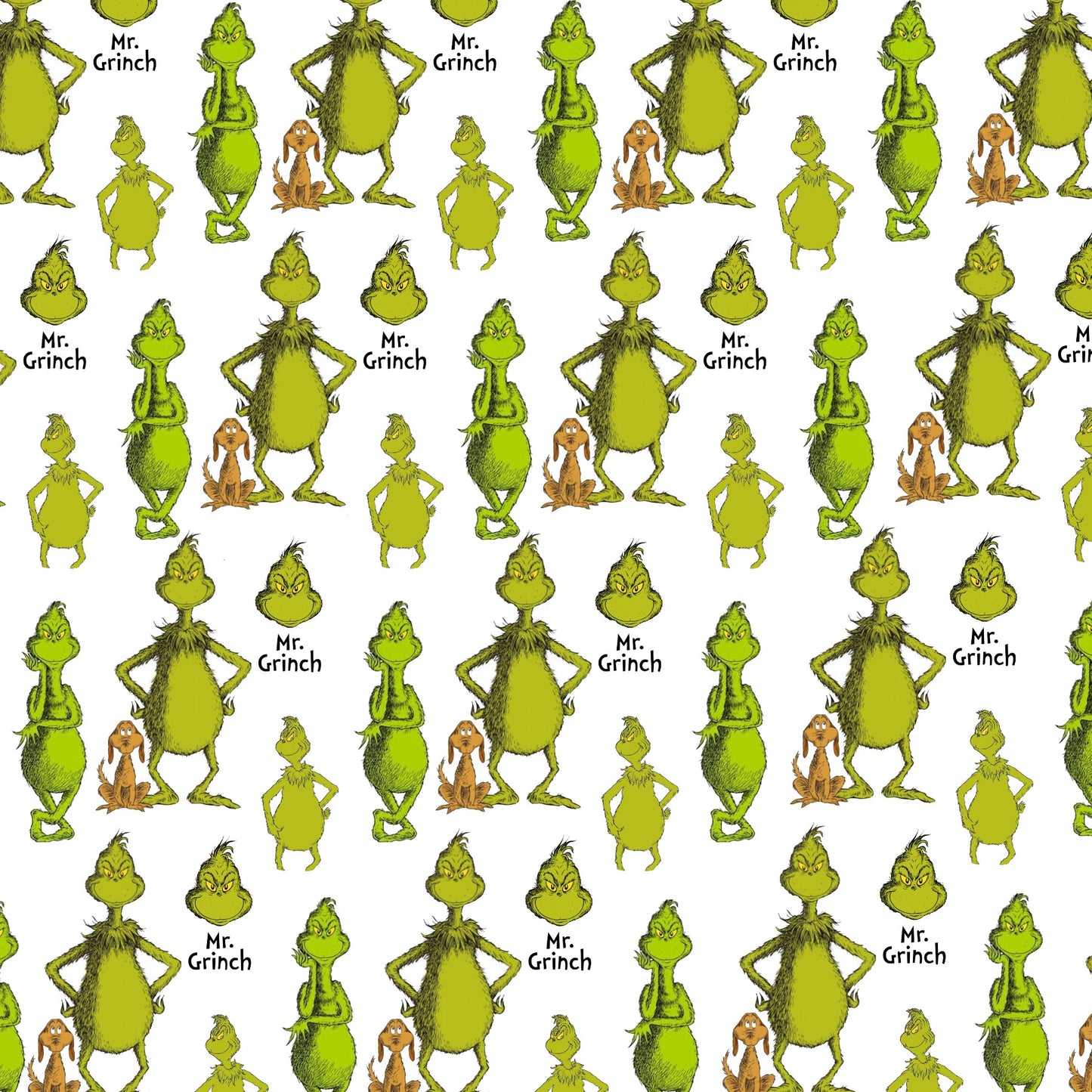 Grinch Christmas Scrapbook Paper