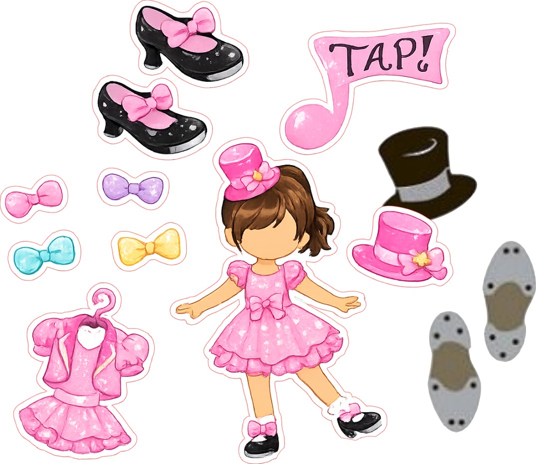 Tap Dancing Scrapbook Paper