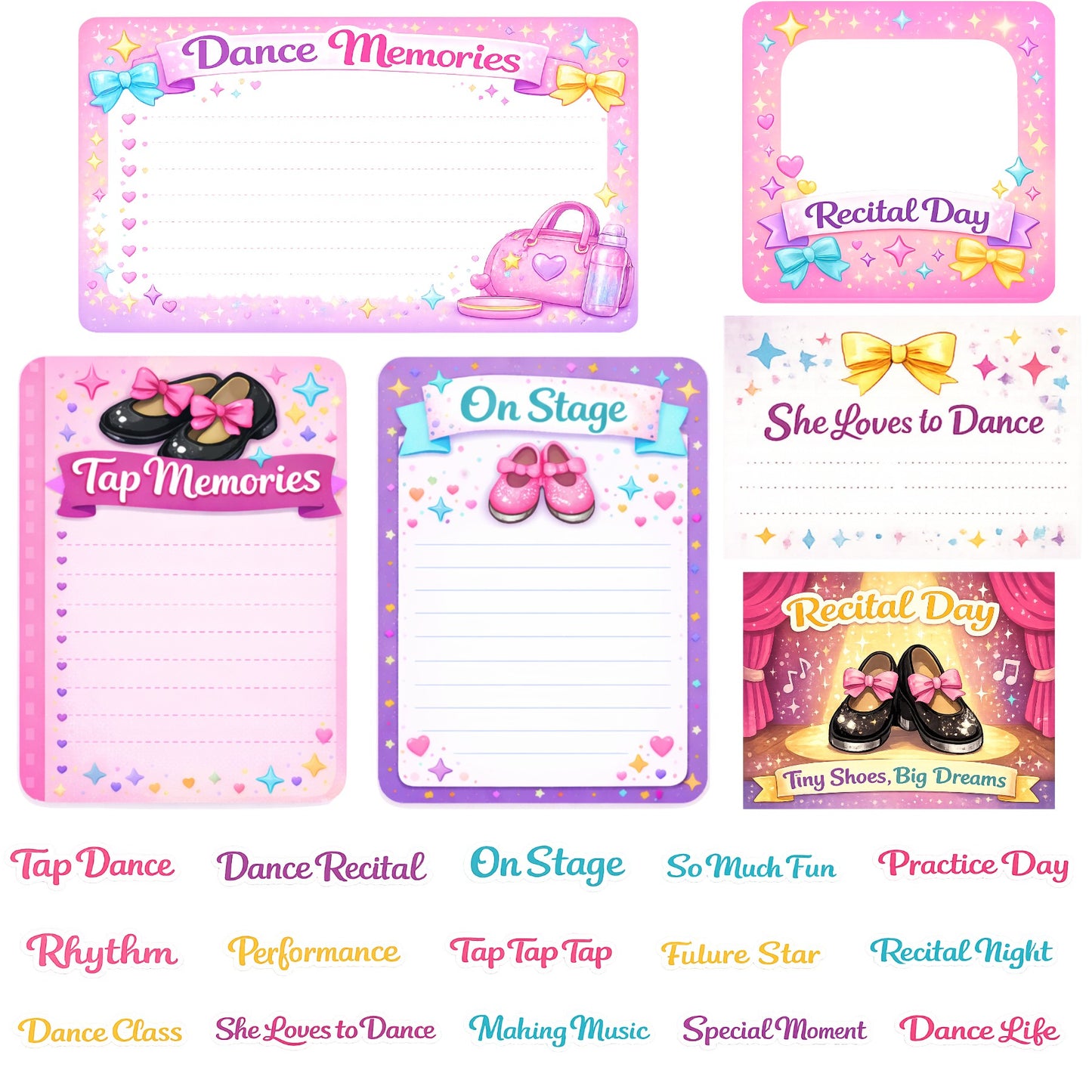 Tap Dancing Scrapbook Paper