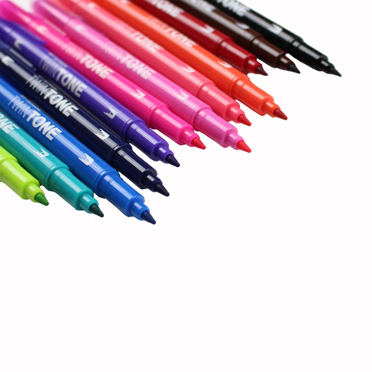 C. Tombow Twintone Marker Set 12/Pkg - Brights