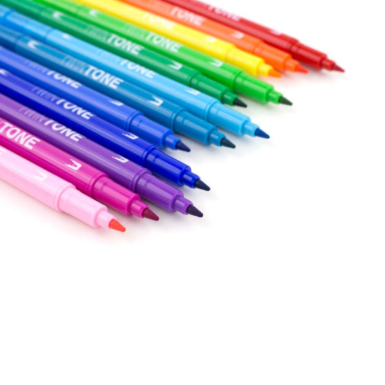 C. Tombow Twintone Marker Set 12/Pkg - Rainbow