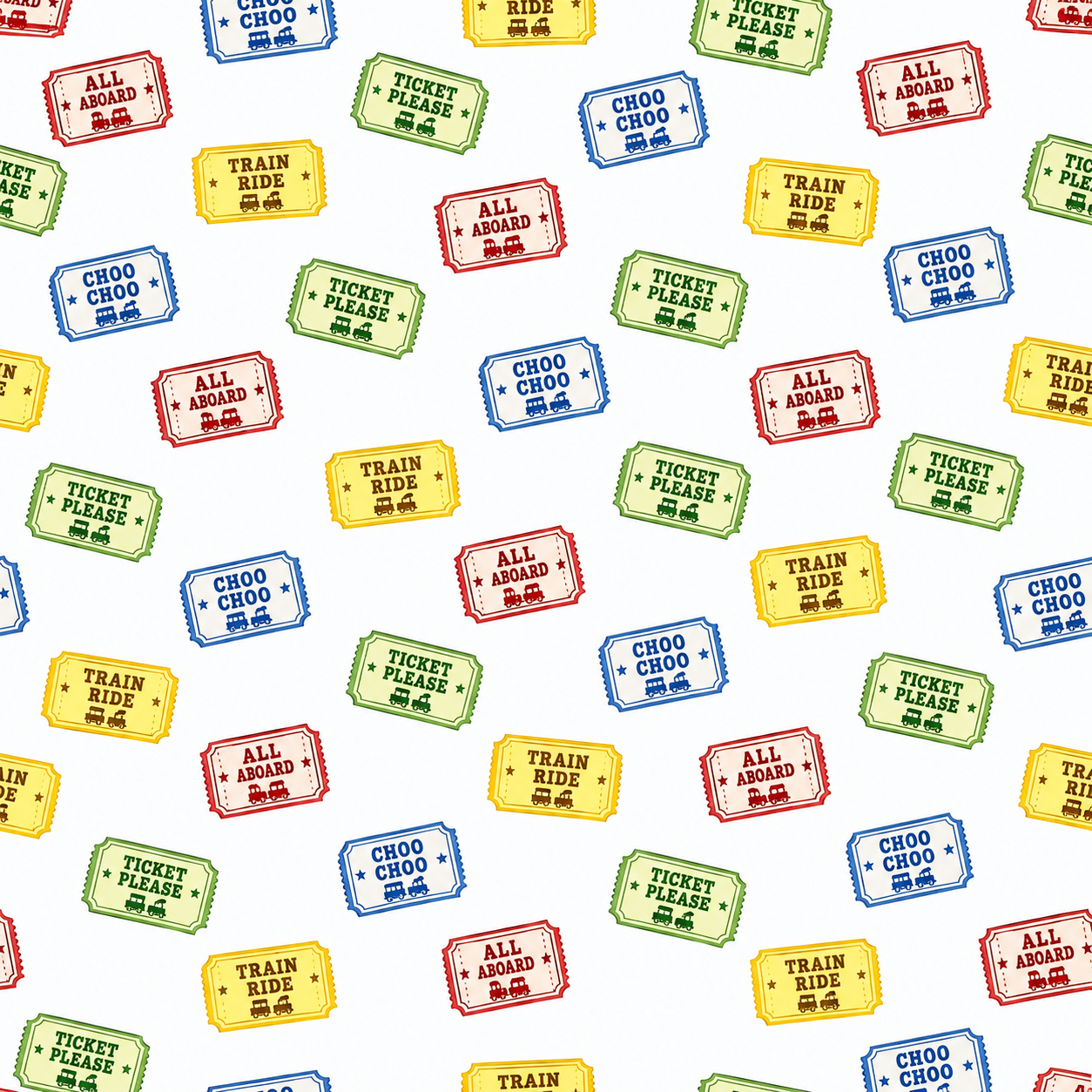 Thomas the Tank Scrapbook Paper