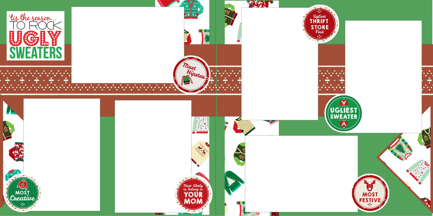 Ugly Sweater Page Kit