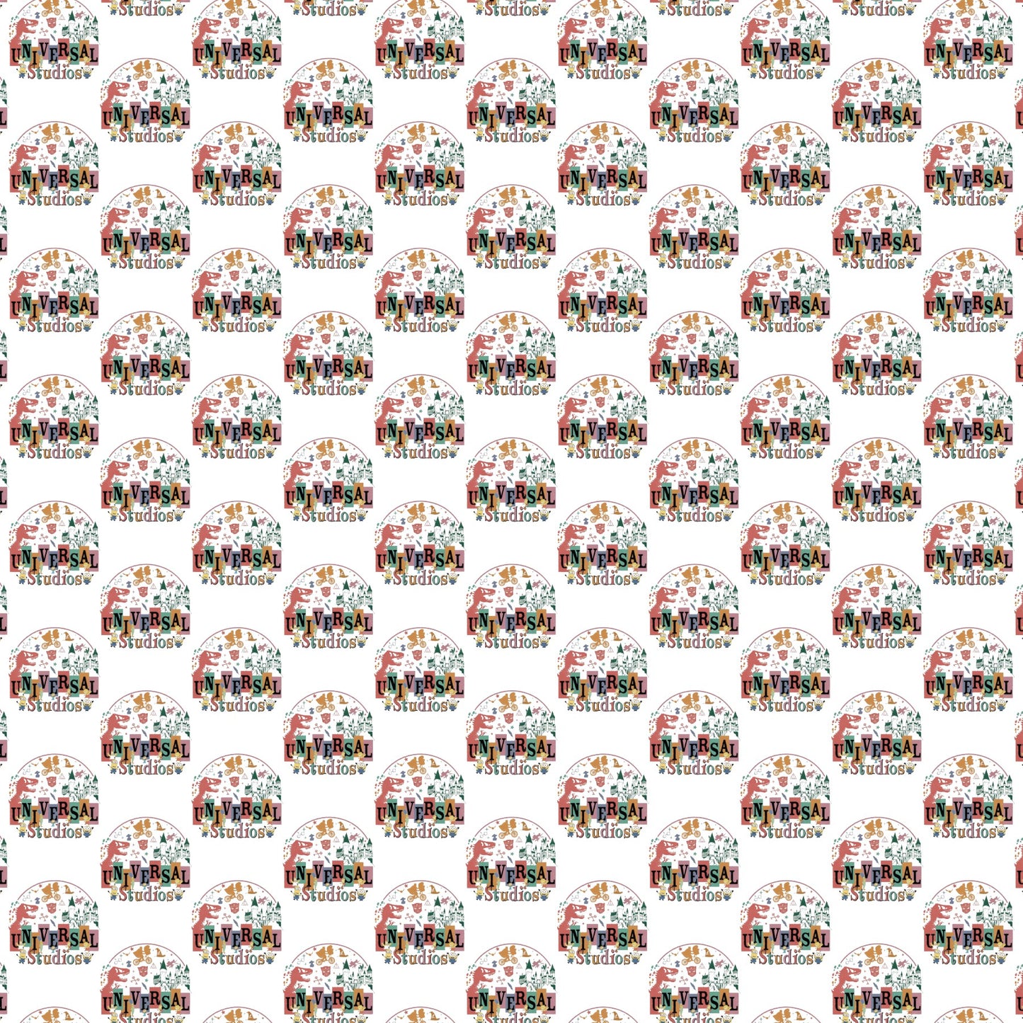 Universal Studios Scrapbook Paper