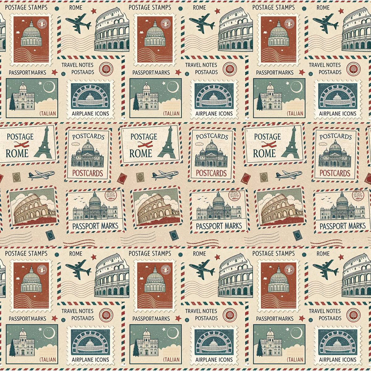 Italy Scrapbook Paper