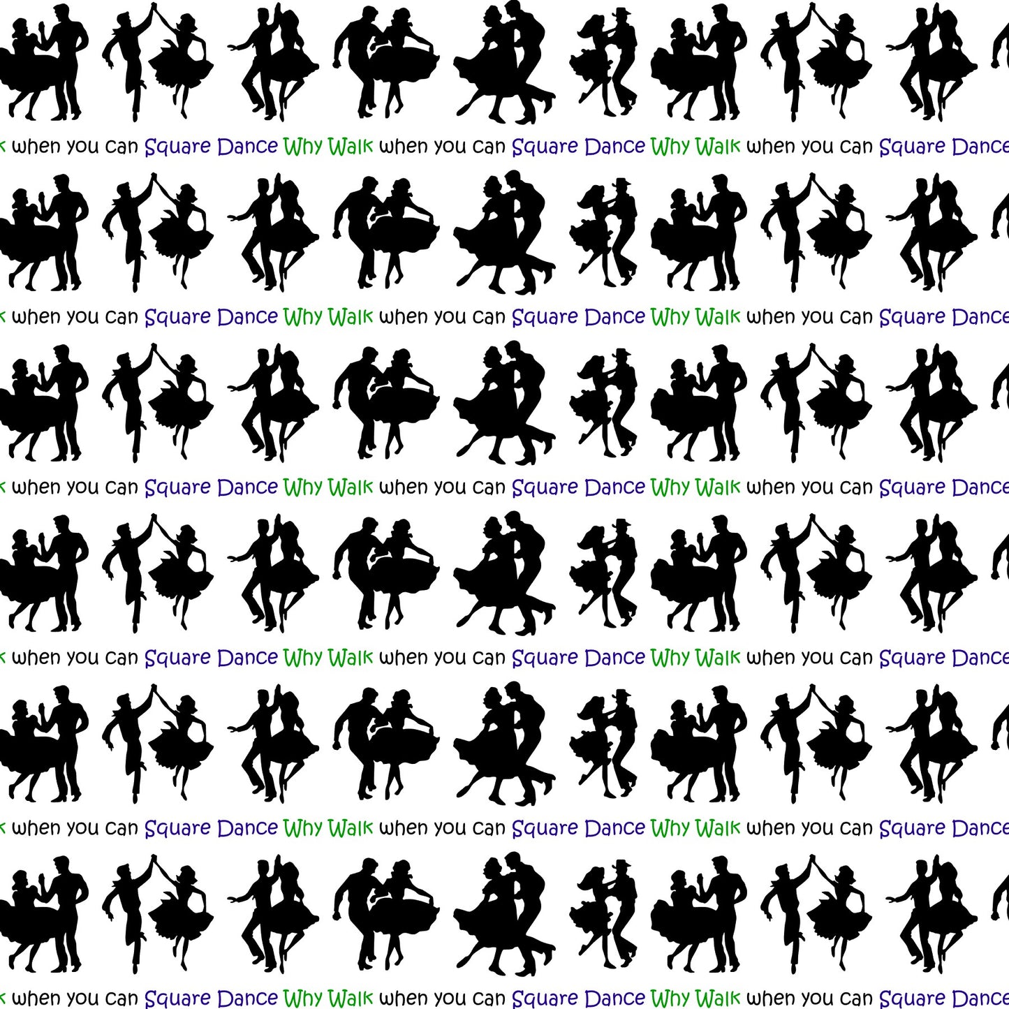 Square Dance Scrapbook Paper