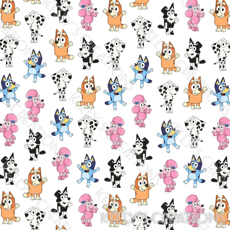 Watermarked - Bluey Characters