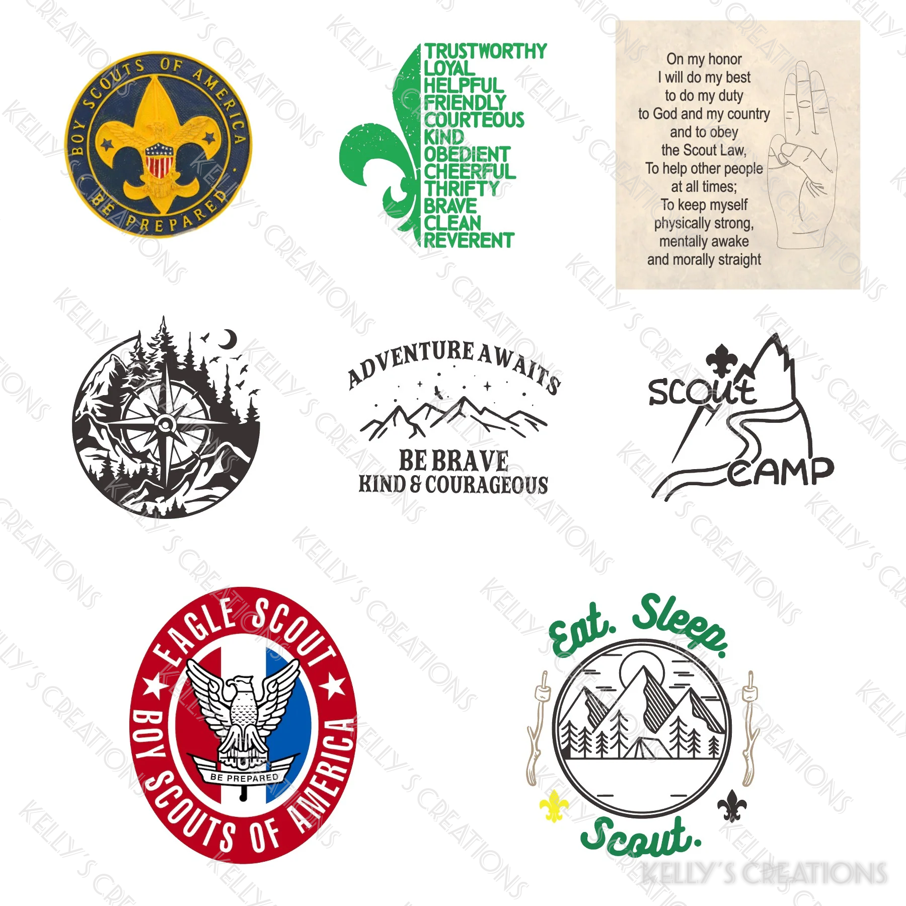 Watermarked - Boy Scout Embellishments
