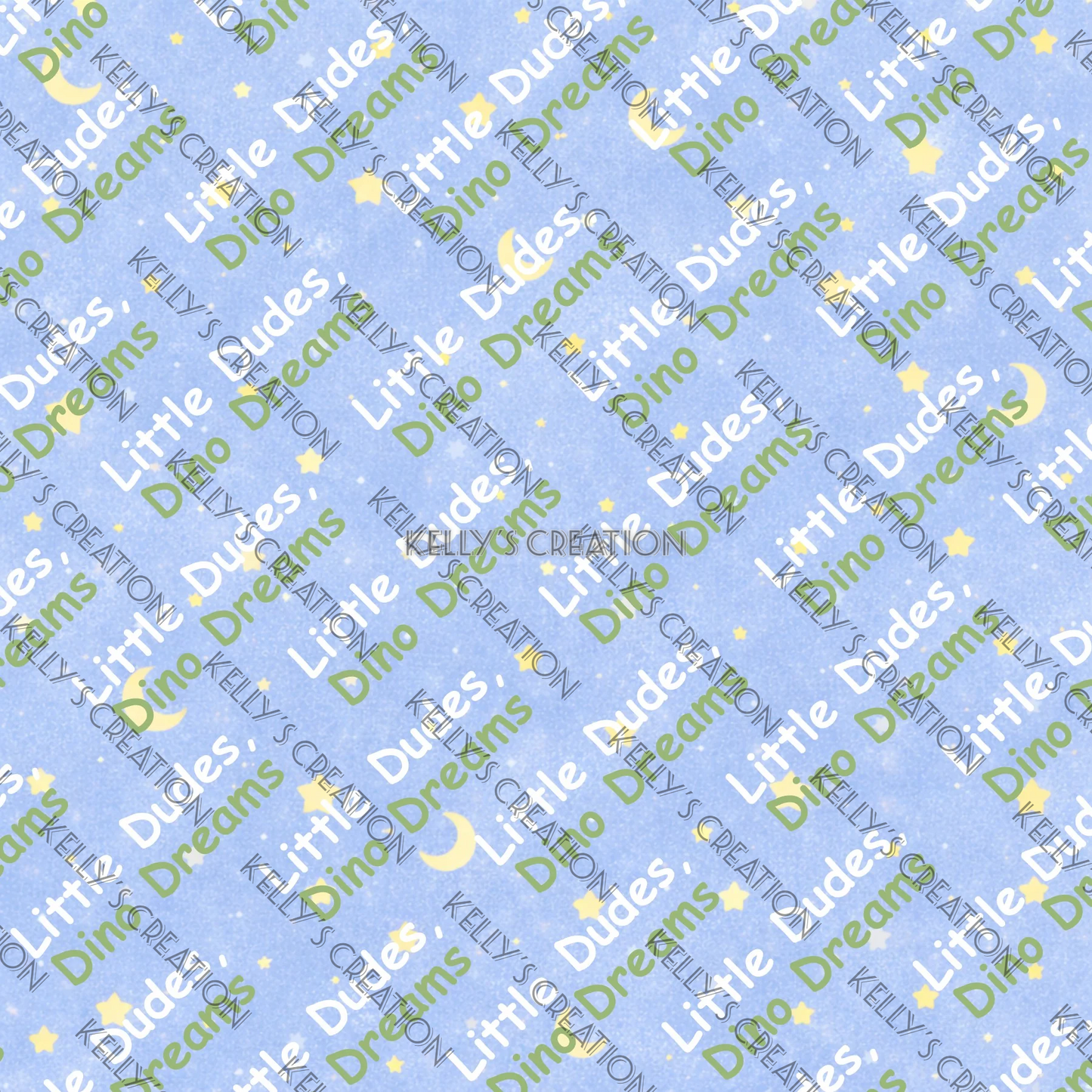 Watermarked - Dino Dreams Scrapbook Paper