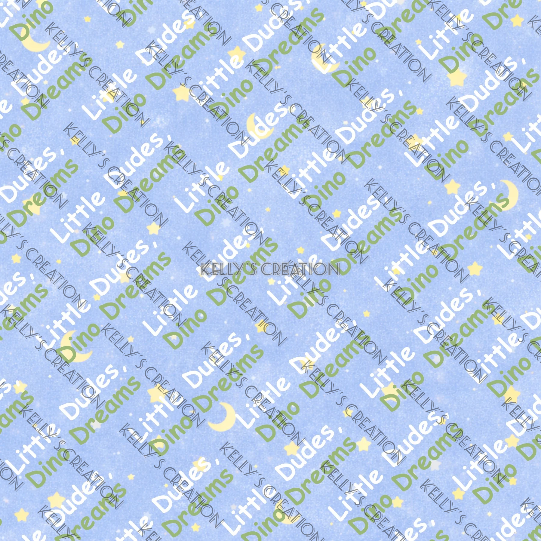 Watermarked - Dino Dreams Scrapbook Paper