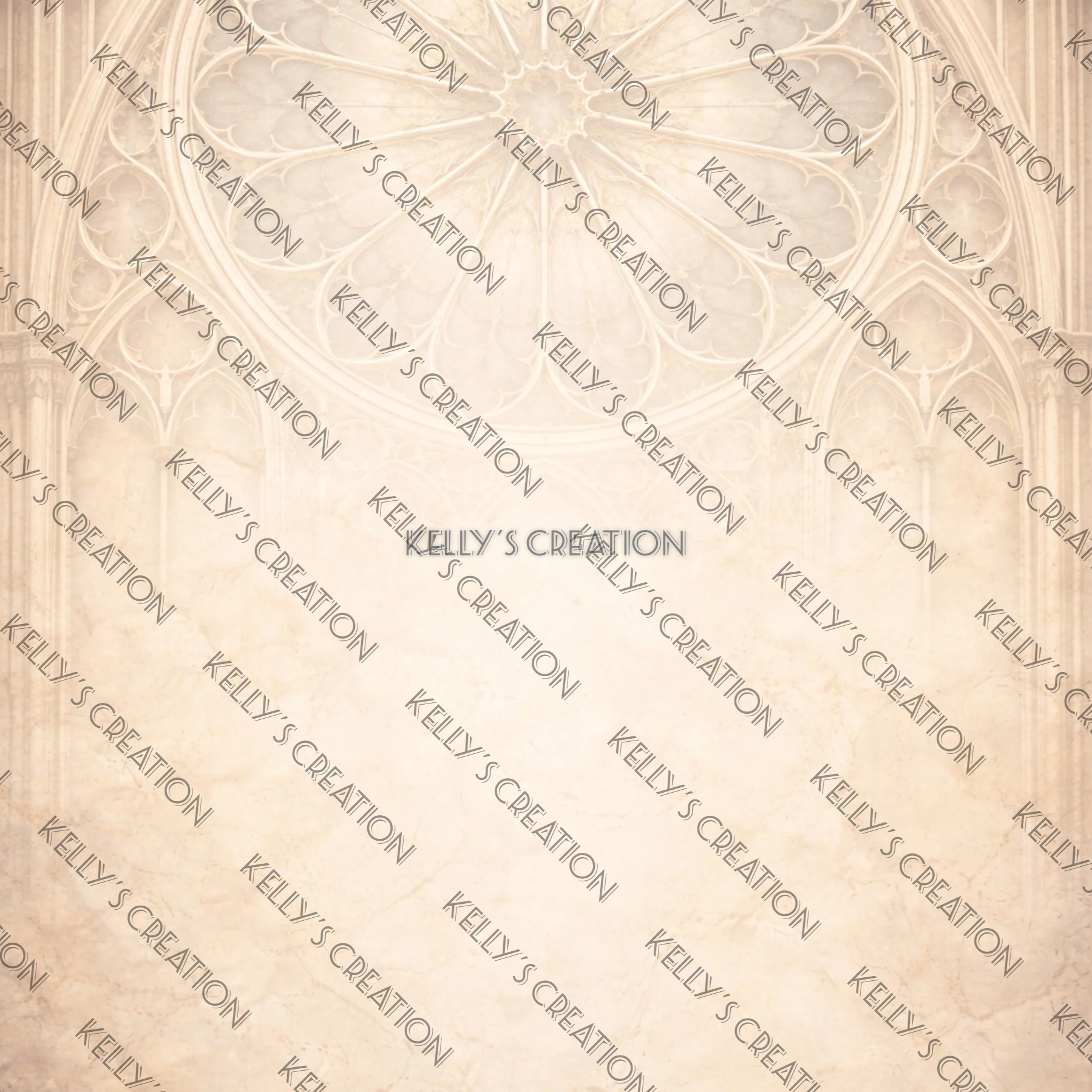 Watermarked - Church architecture Scrapbook Paper