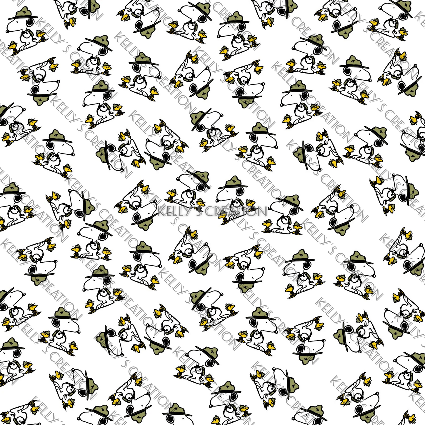 Watermarked - Boy Scout Snoopy Paper