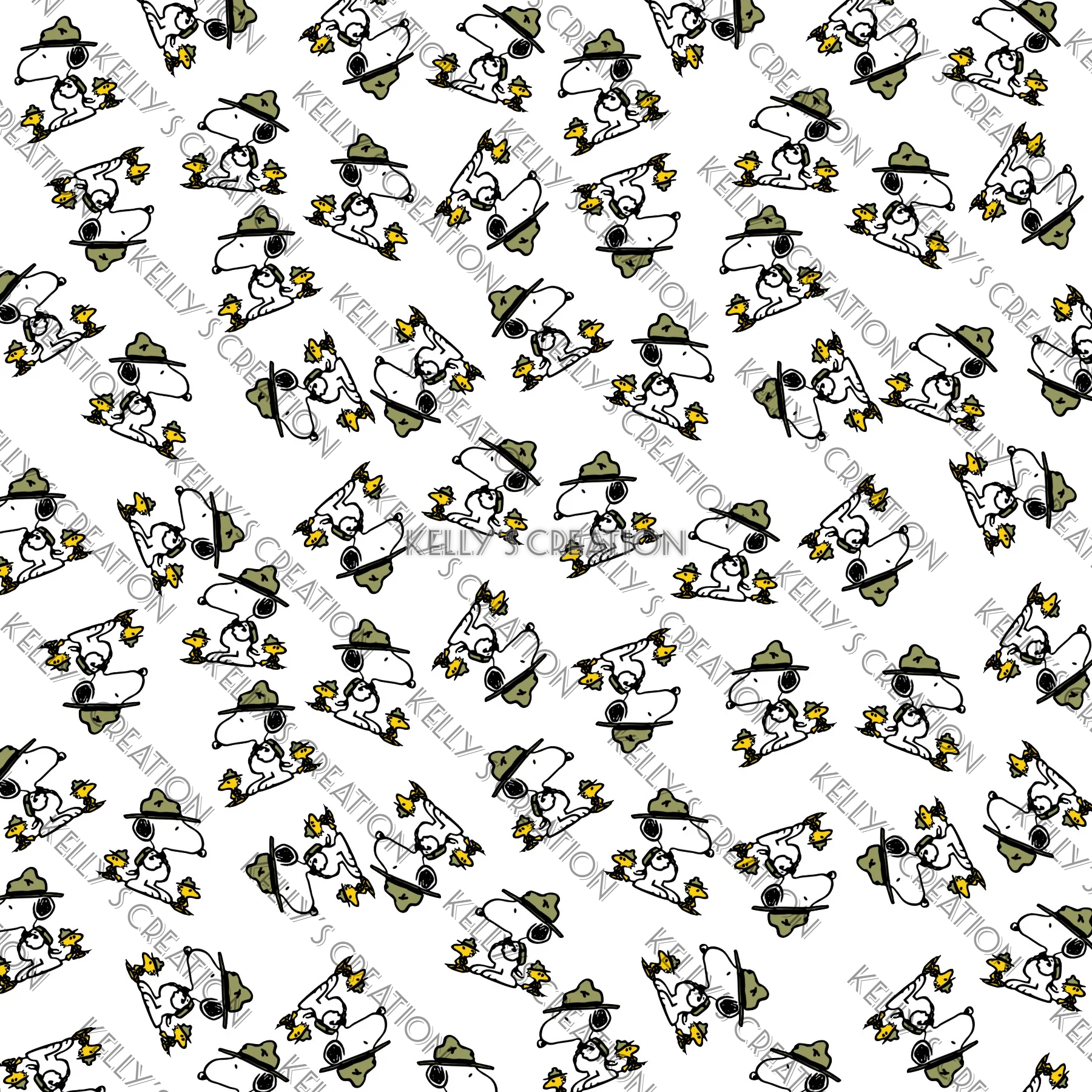 Watermarked - Boy Scout Snoopy Paper