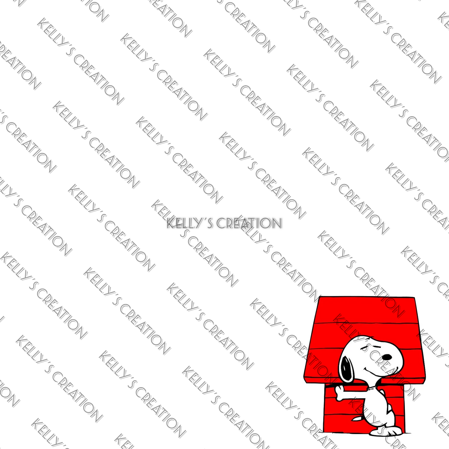 Watermarked - Snoopy with Dog House