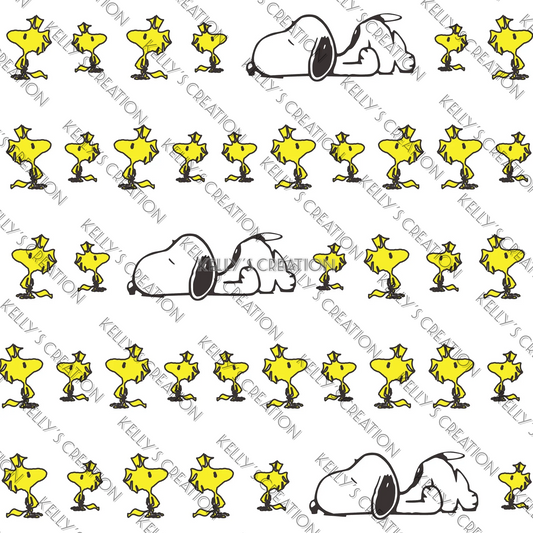 Watermarked - Snoopy with Woodstock