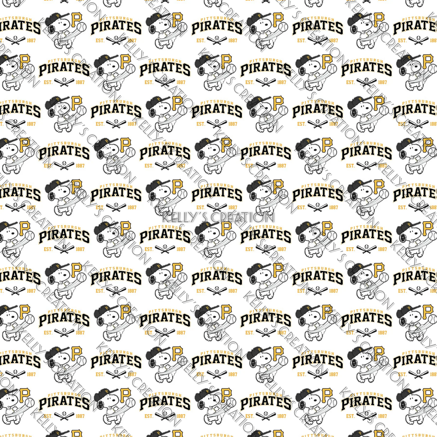 Watermarked - Snoopy Pittsburgh Pirates