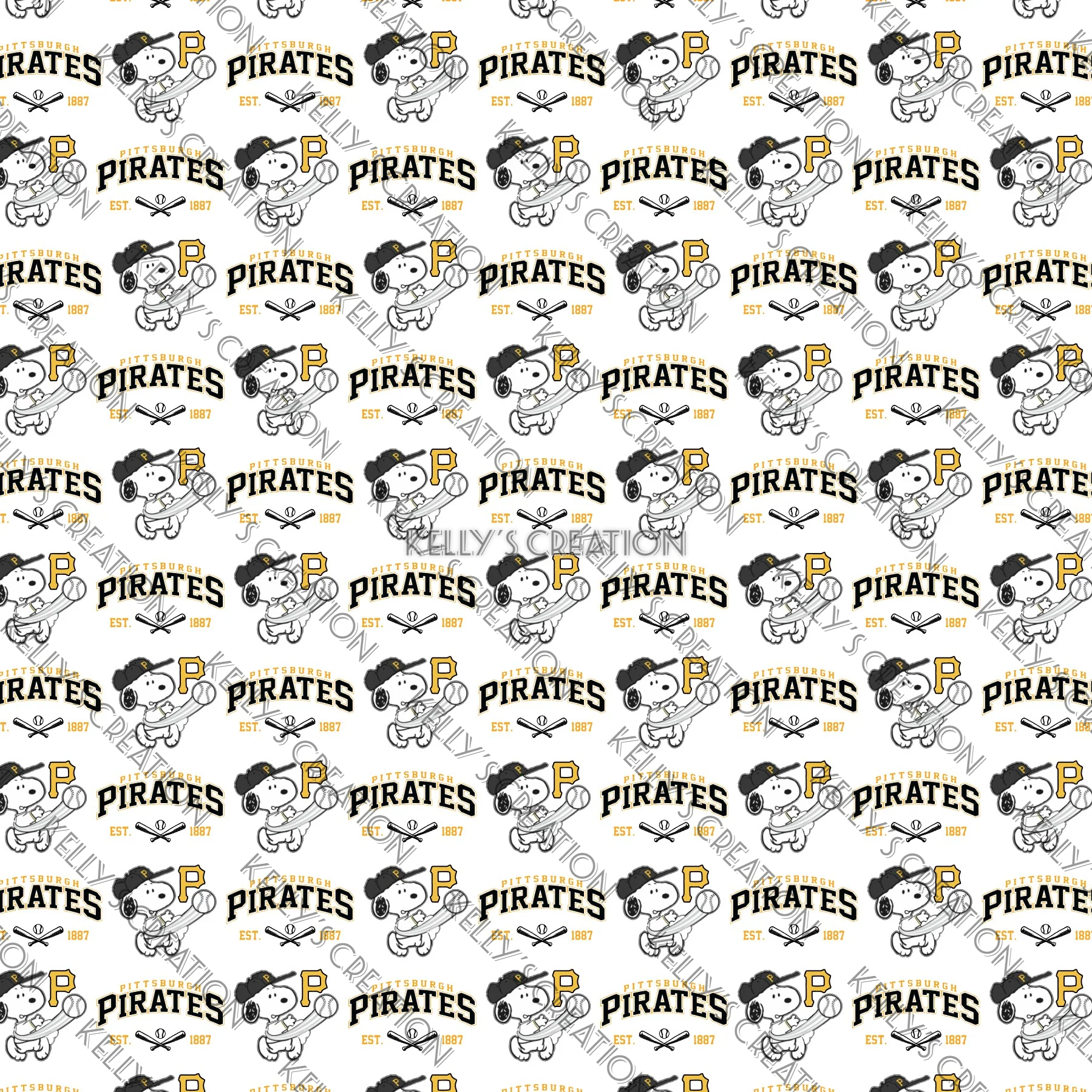 Watermarked - Snoopy Pittsburgh Pirates