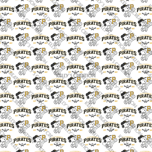 Watermarked - Snoopy Pittsburgh Pirates