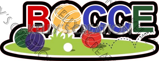 Watermarked - Bocce Ball Scrapbook Paper