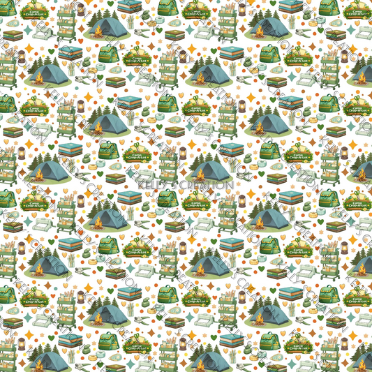 Watermarked - Camp Crop-A-Lot Scrapbook Paper