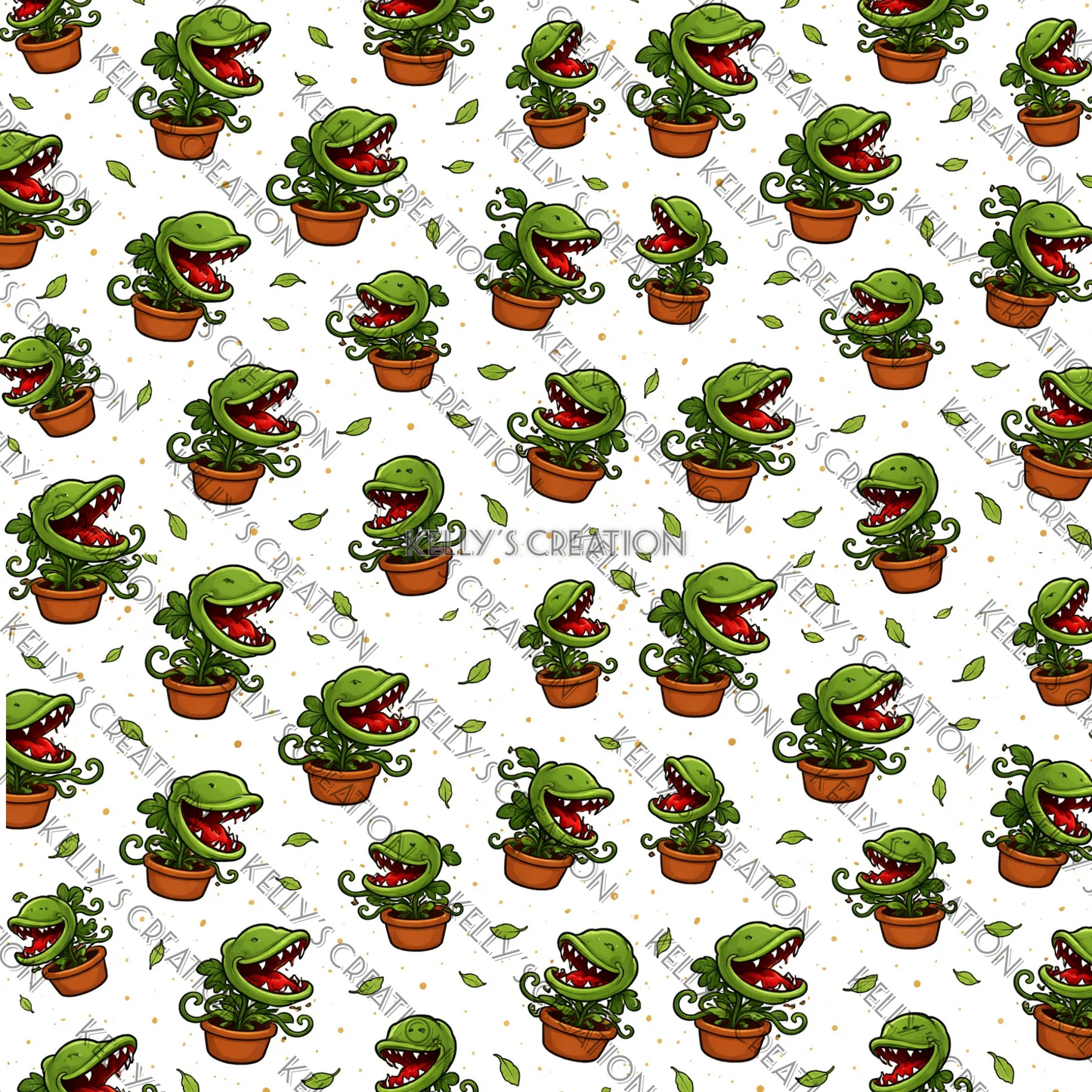 Watermarked - Little Shop of Horrors Musical Scrapbook Paper