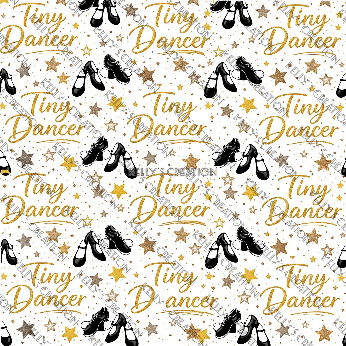 Watermarked - Tap Dancing Scrapbook Paper
