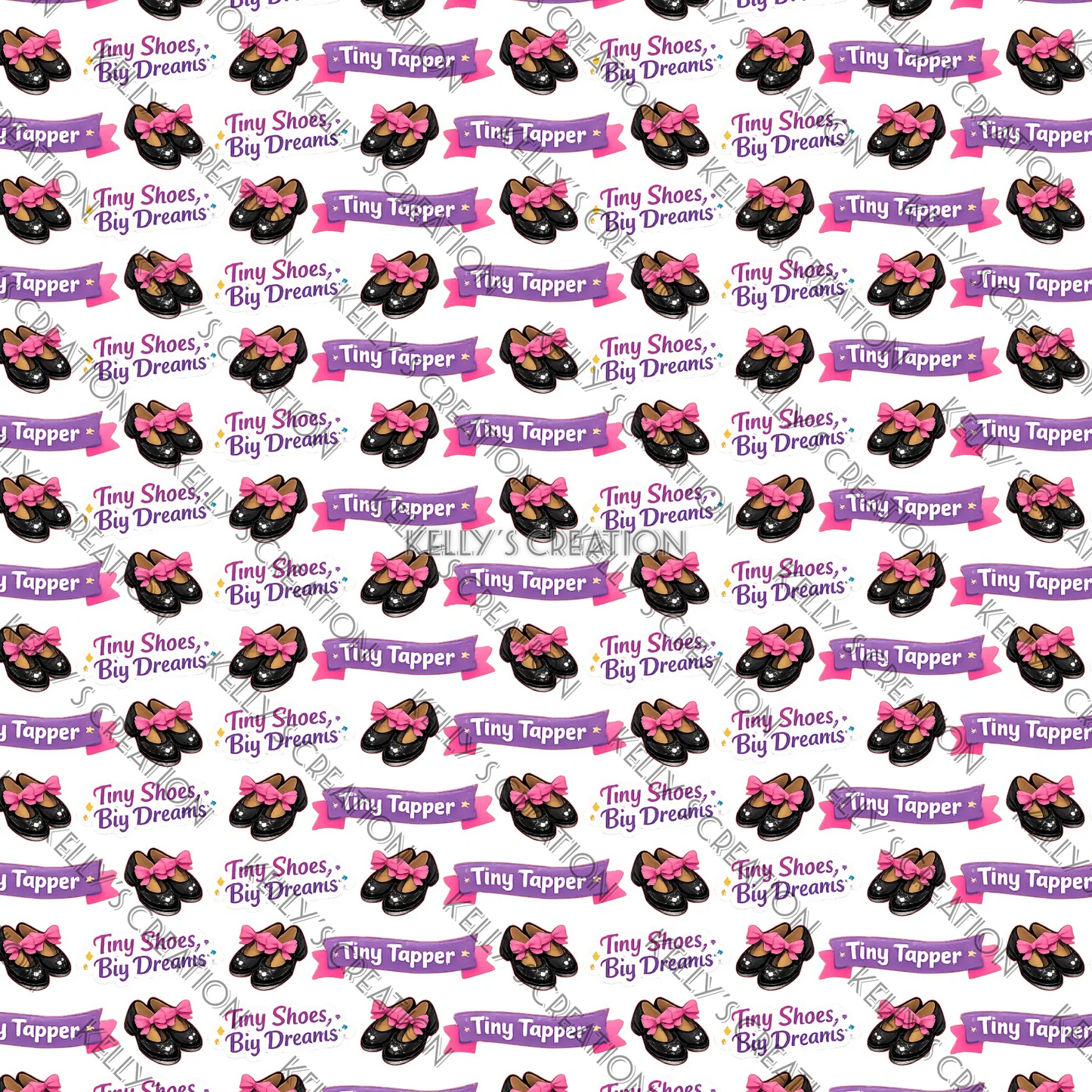 Watermarked - Tap Dancing Scrapbook Paper