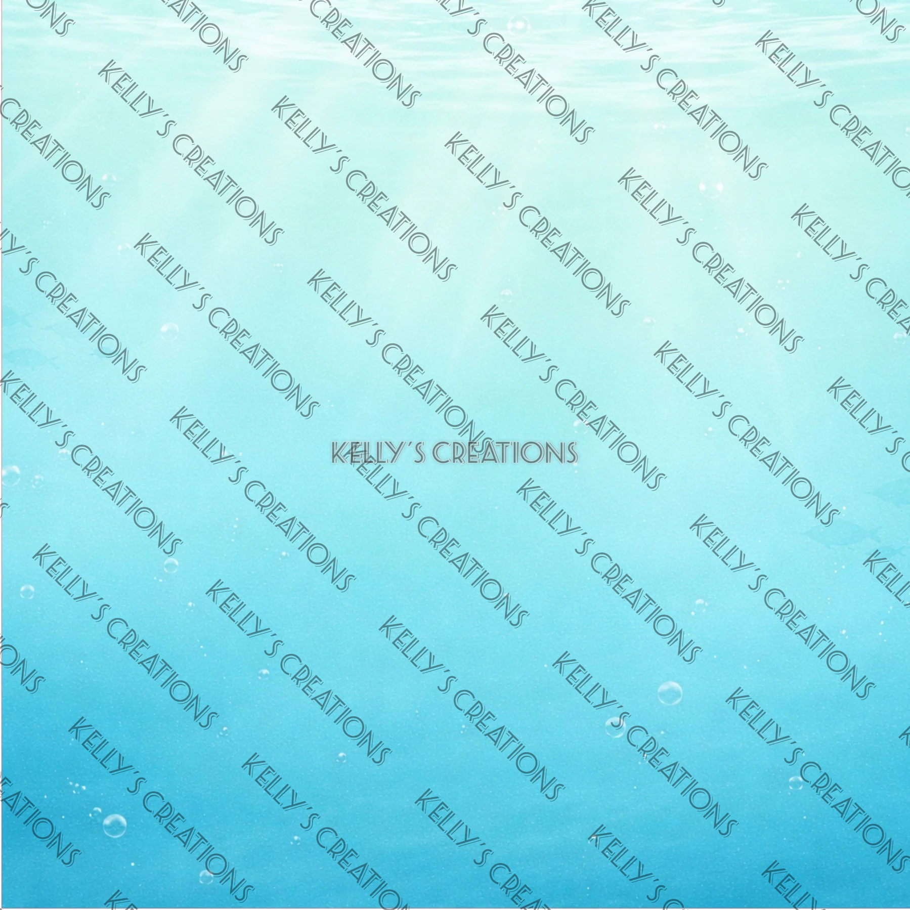 Watermarked - Aquarium Trip Scrapbook Paper