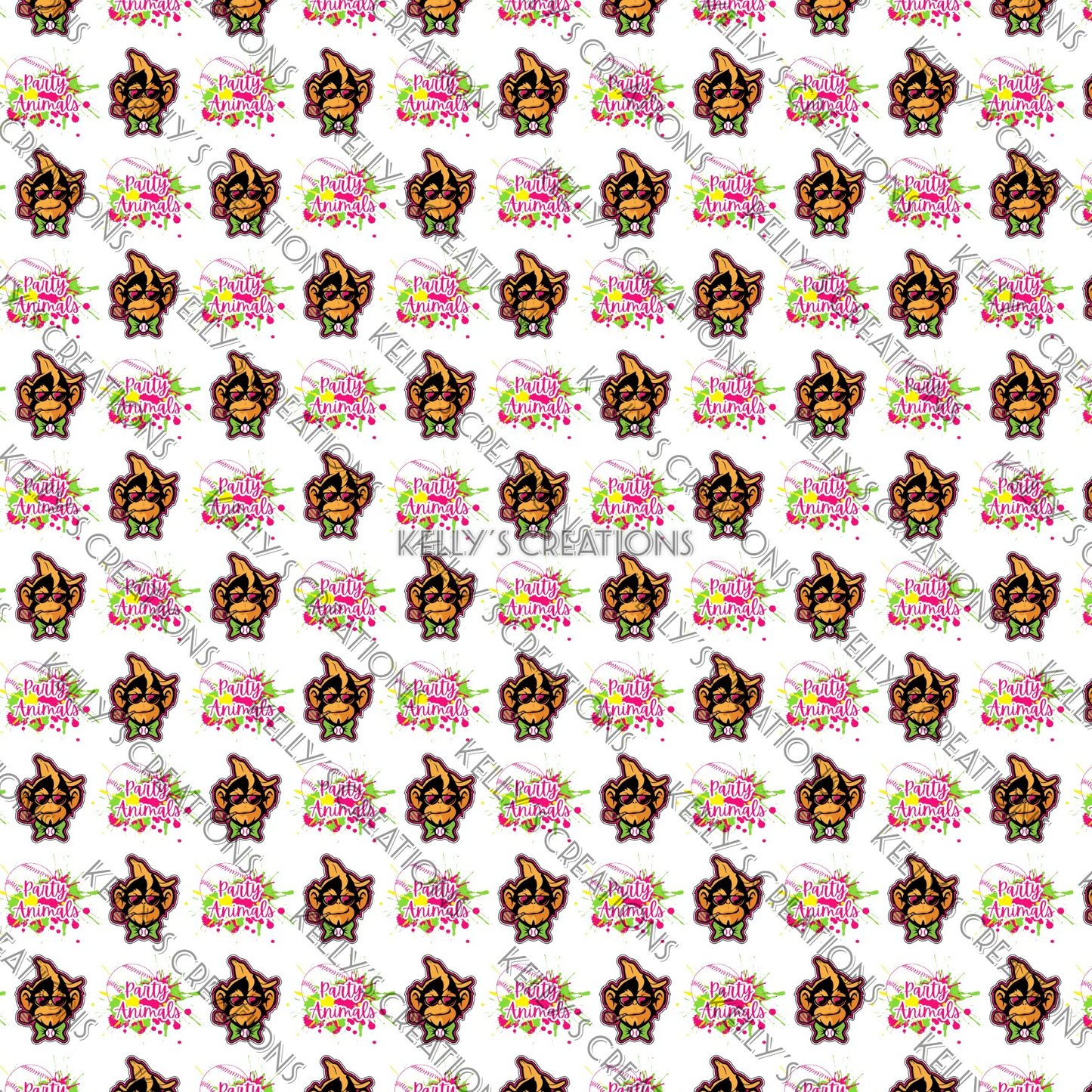 Watermarked - Party Animals Baseball