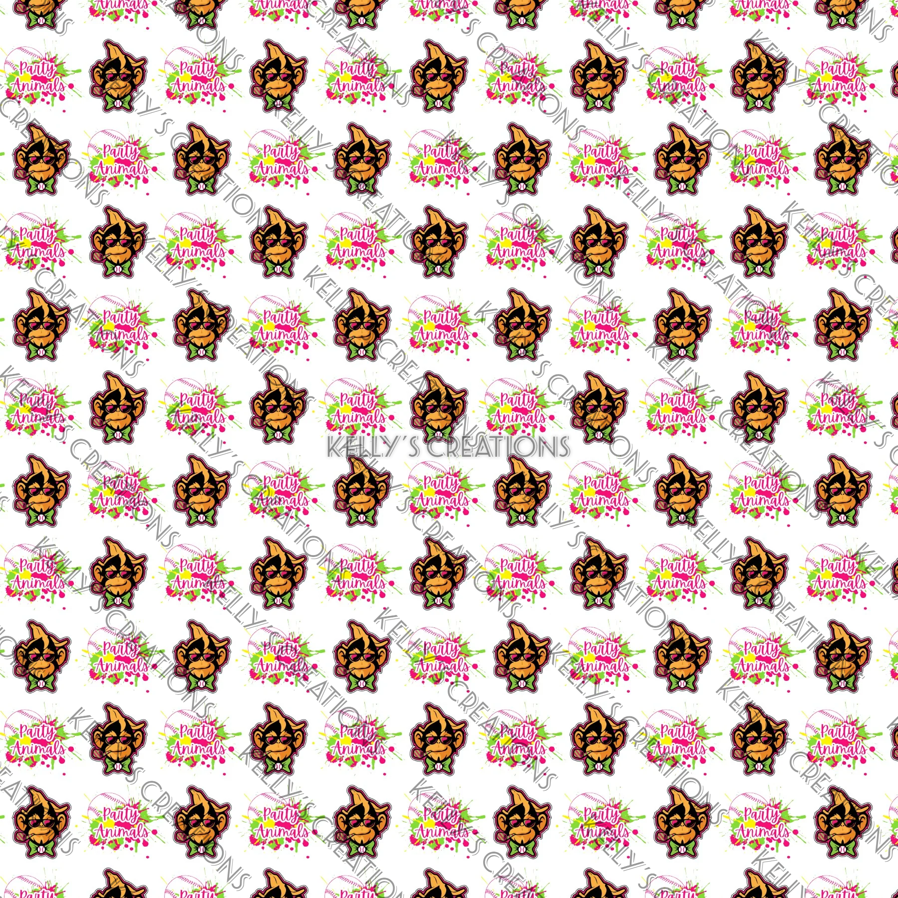 Watermarked - Party Animals Baseball