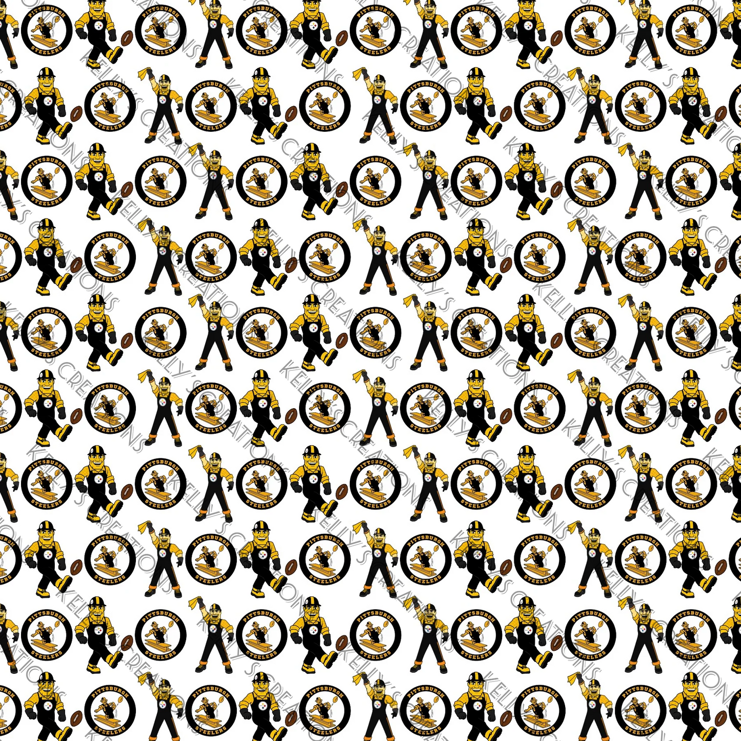 Watermarked - PGH Steelers Scrapbook Paper