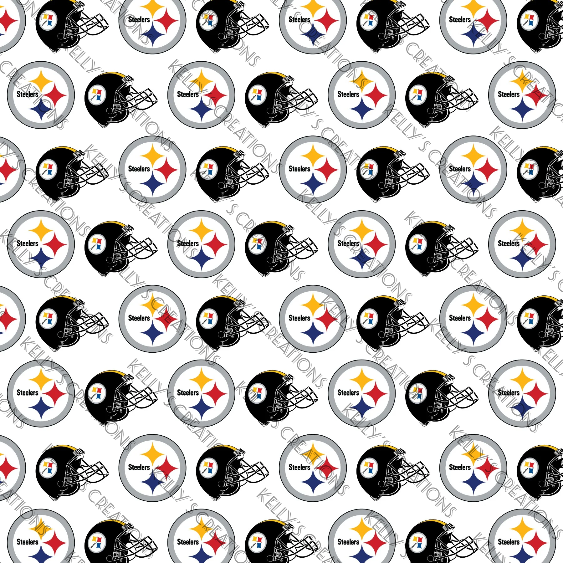 Watermarked - PGH Steelers Scrapbook Paper