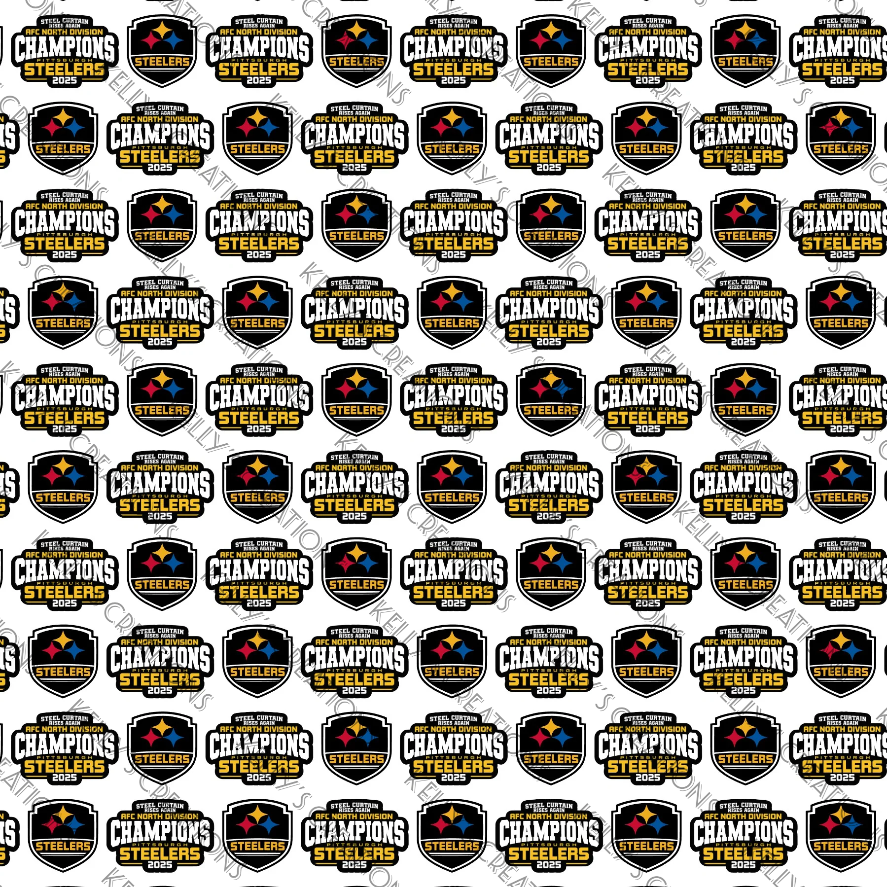 Watermarked - PGH Steelers Scrapbook Paper