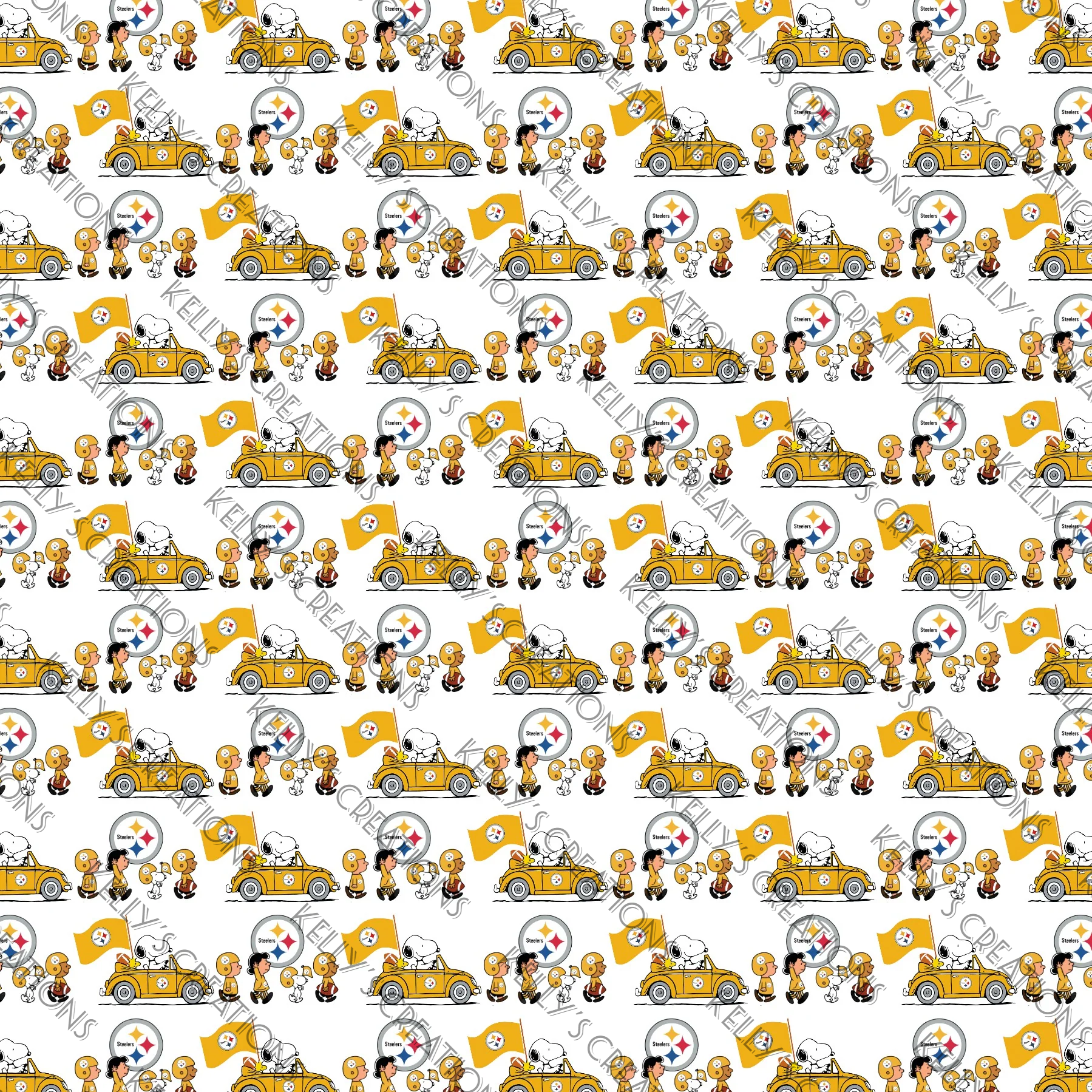 Watermarked - PGH Steelers Scrapbook Paper