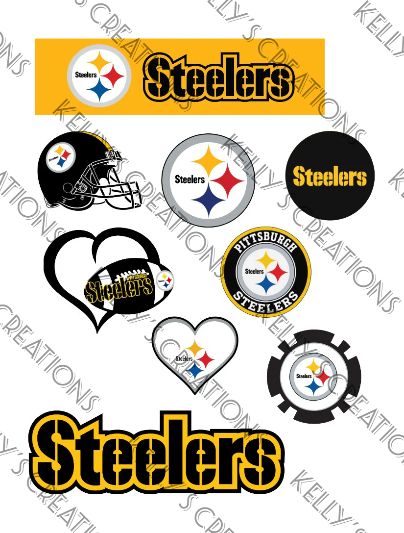 Watermarked - PGH Steelers Scrapbook Paper
