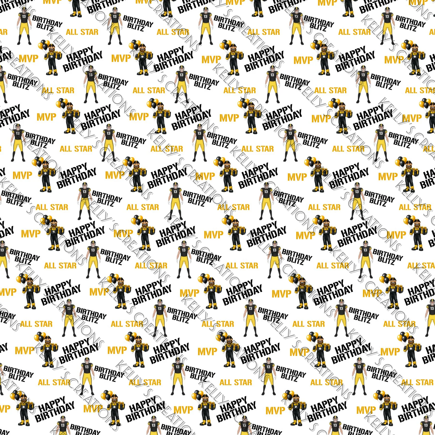 Watermarked - PGH Sport Birthday Scrapbook Paper