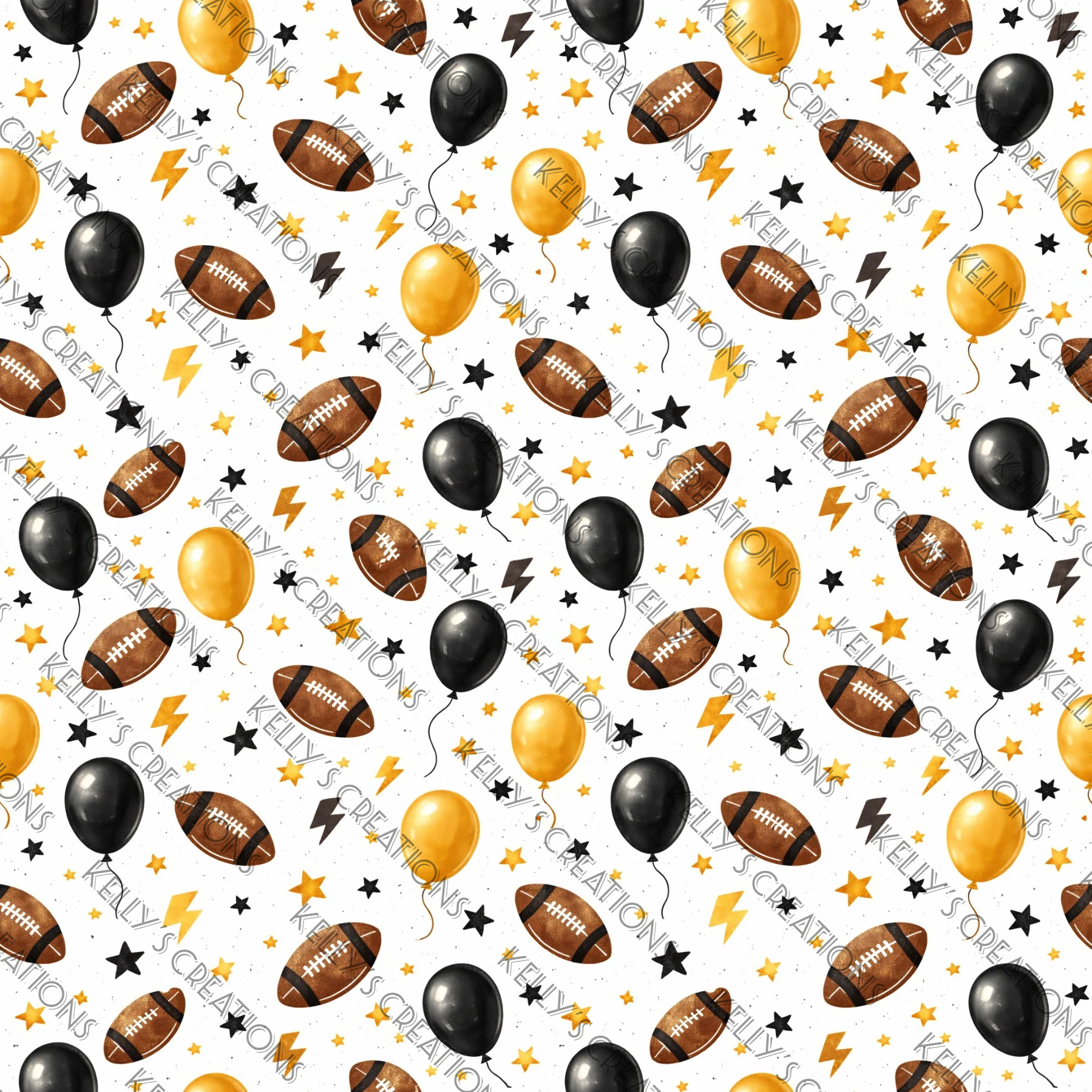 Watermarked - PGH Sport Birthday Scrapbook Paper