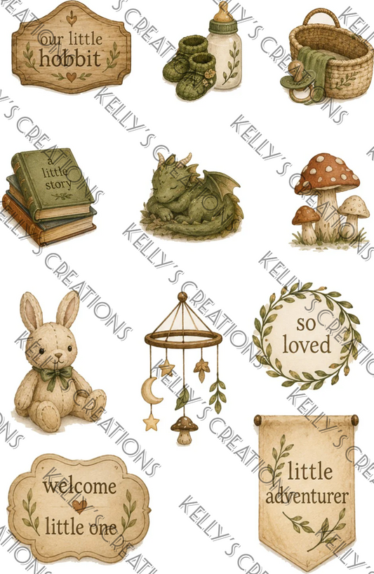 Watermarked - Lord of the Rings Scrapbook Paper