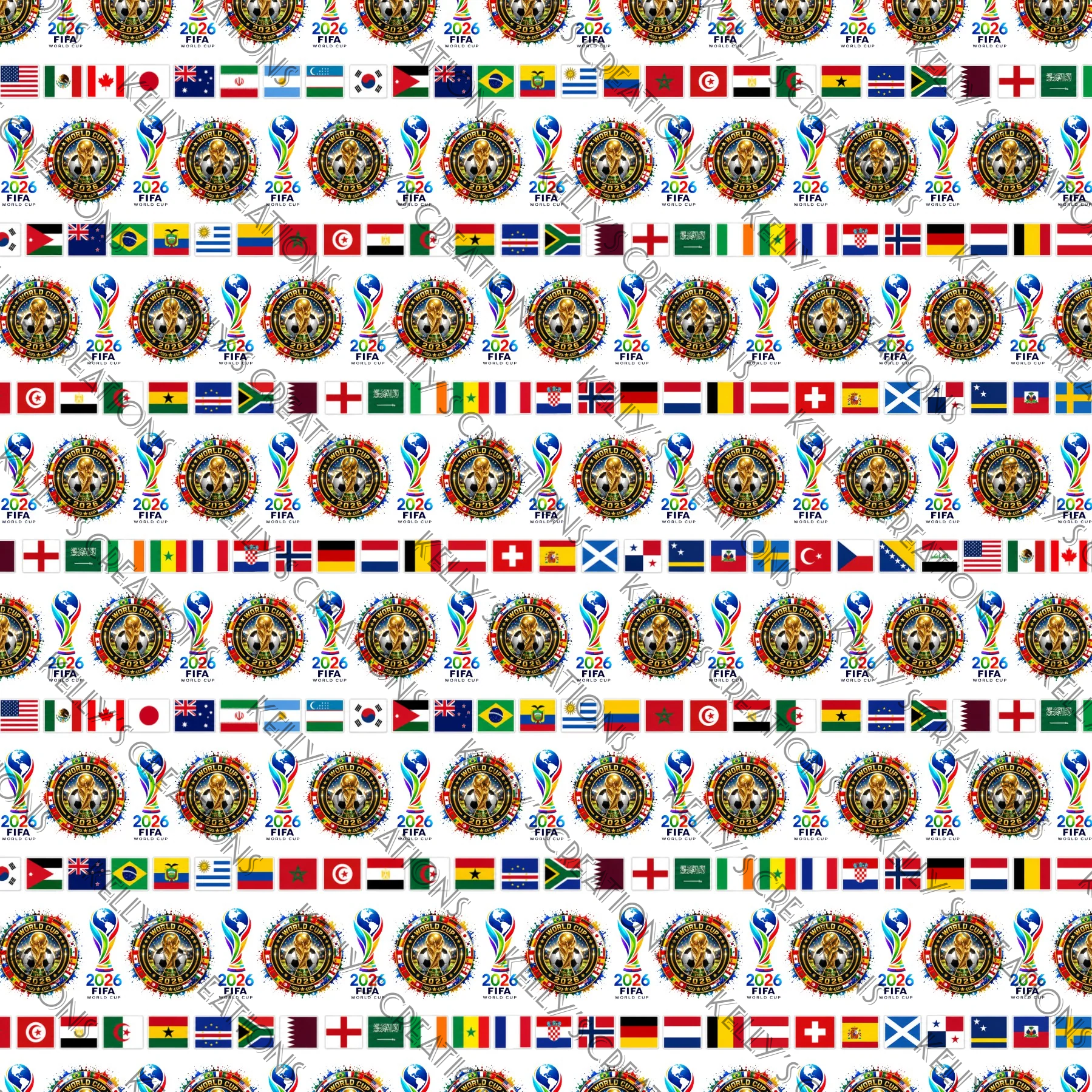 Watermarked - FIFA 2026 Scrapbook Paper