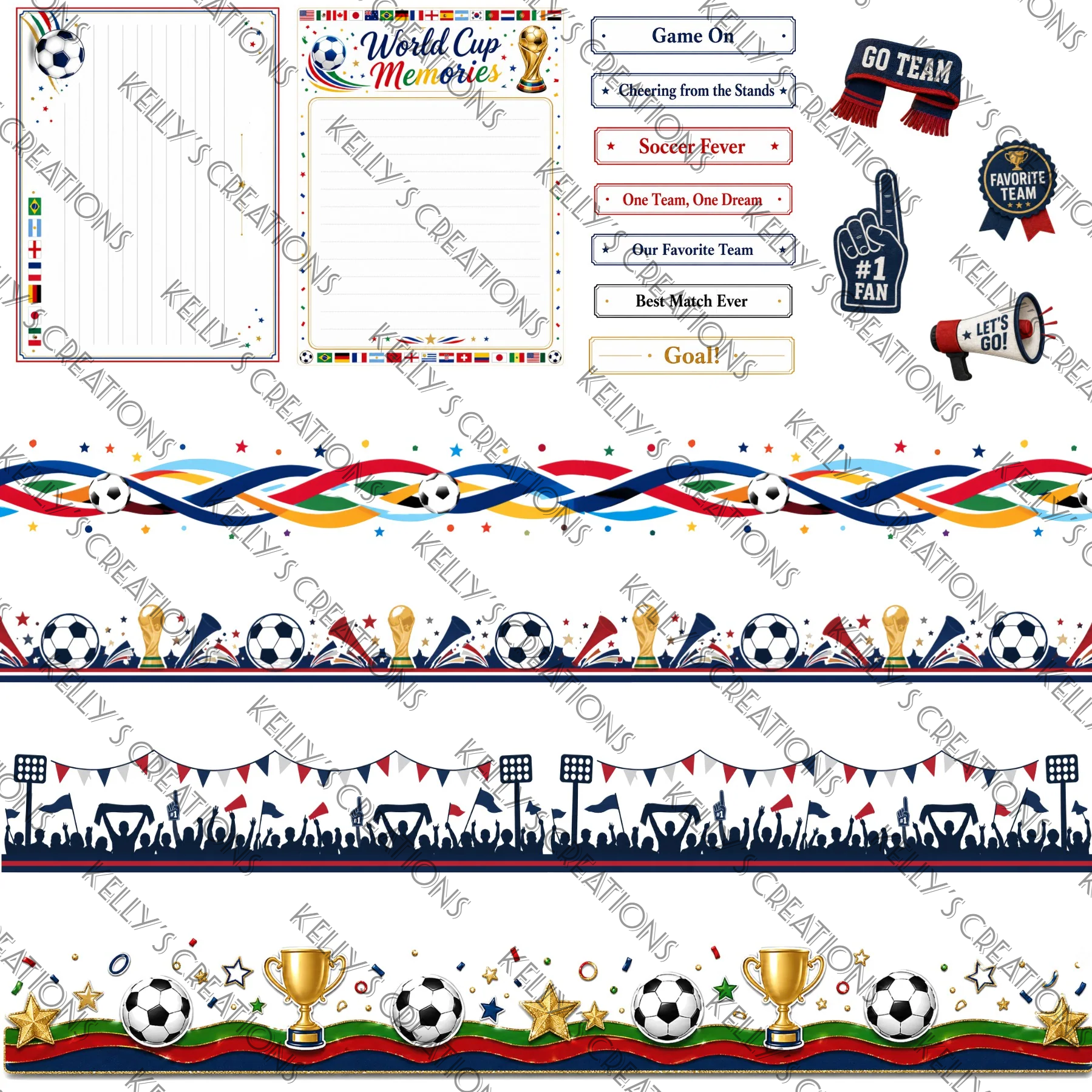 Watermarked - FIFA 2026 Scrapbook Paper