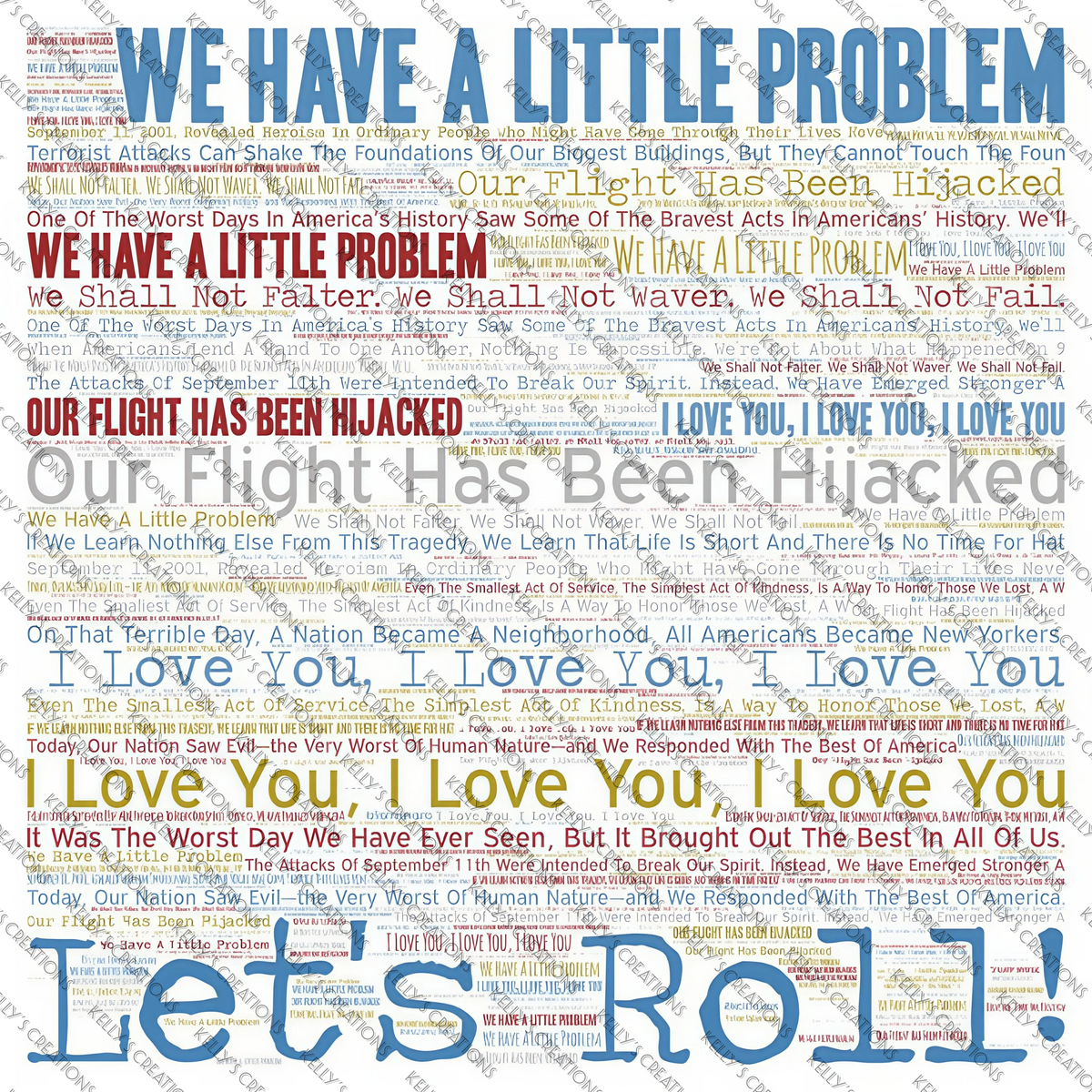 Watermarked - Patriot Day Scrapbook Paper
