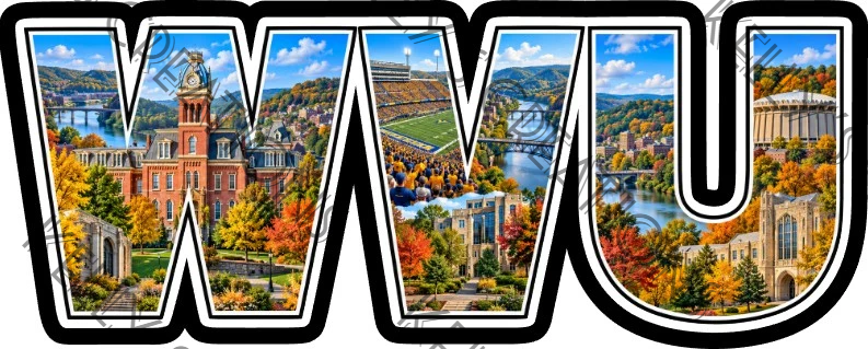 Watermarked - WVU Scrapbook Paper